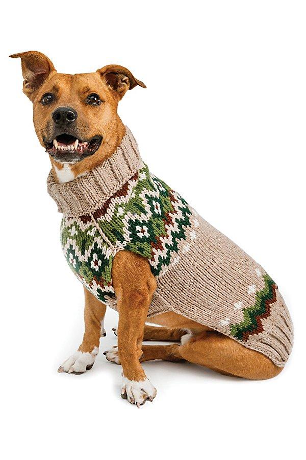 Chilly Dog Raggwool Fairisle Dog Sweater