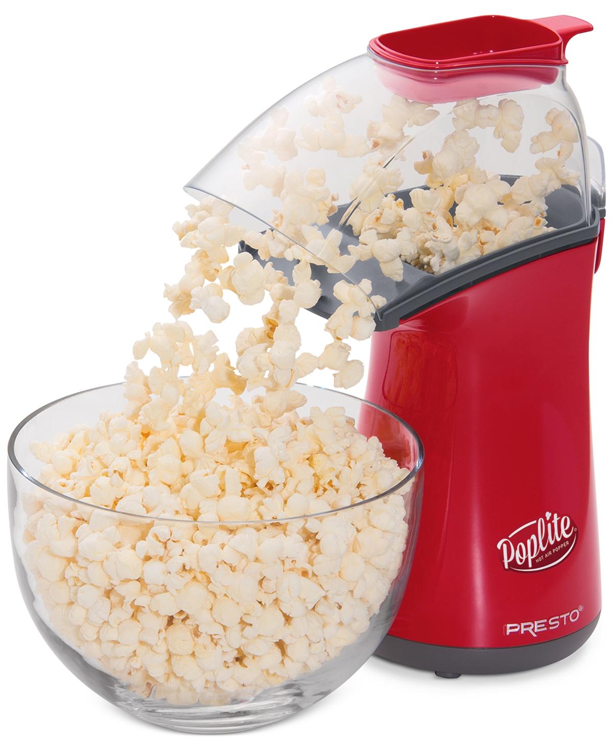Presto 04863 Poplite Hot Air Popcorn Popper - Red